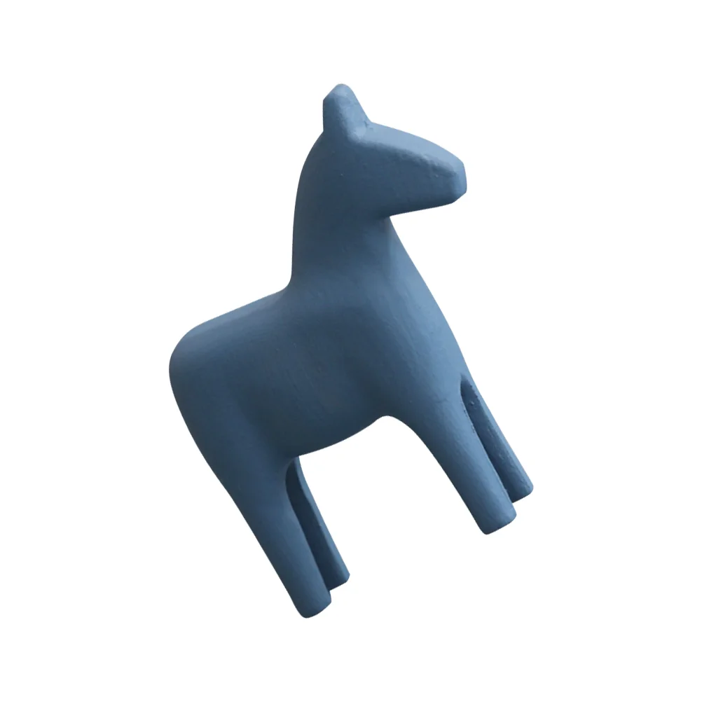 

Horse Wood Crafts Nativity Ornaments Kids Wooden Model Figurine Shelf Decor Standing Animal Unpainted