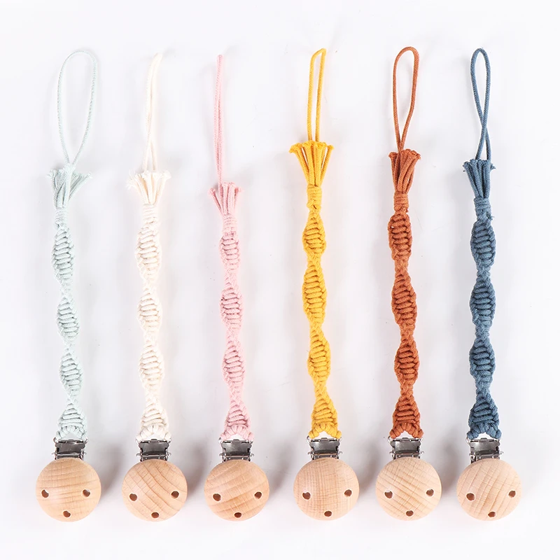 Зажим для соски-пустышки цепочка соски зажим из бука держатель пустышки ручной