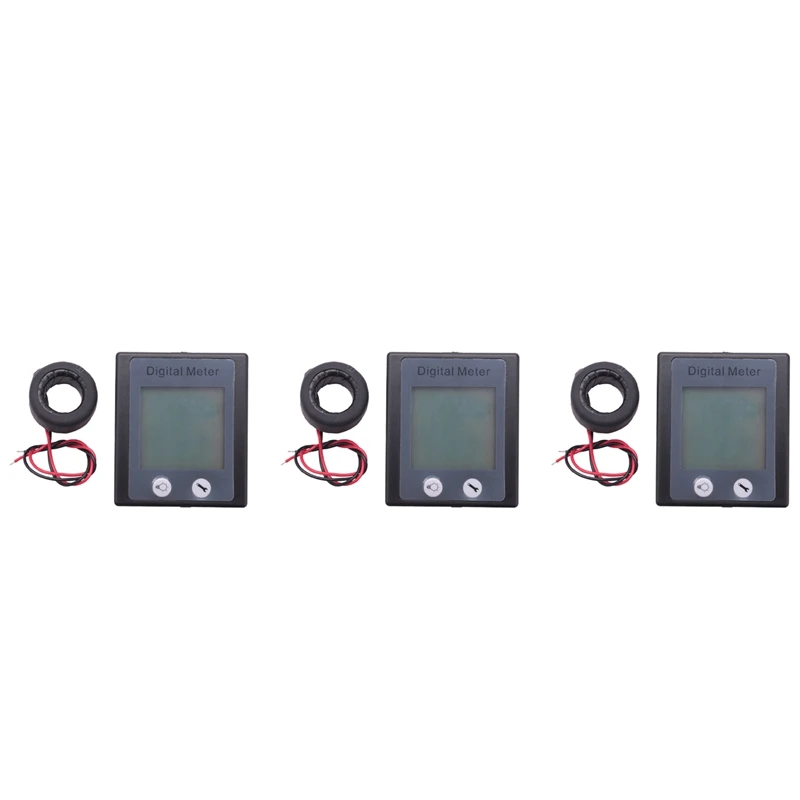 

3X AC Single Phase Digital Panel Voltmeter Ammeter 220V 100A Voltage Current Energy Electricity Kwh Meter PZEM-0 11