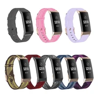 nylon watch strap for fitbit charge 3 4 se band breathable sport bracelet loop wristbands for fit bit charge3 4 correa