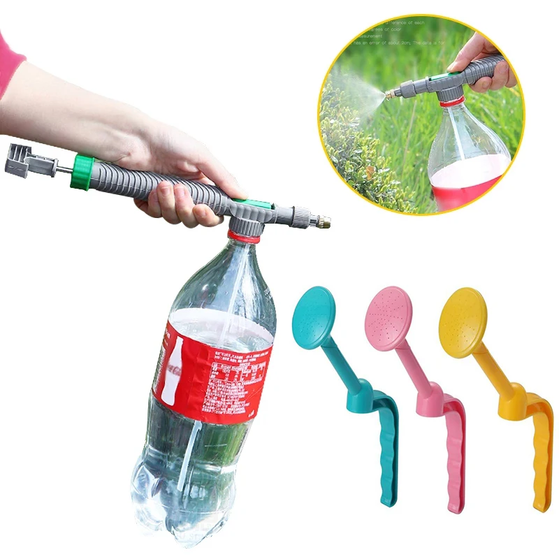 

Garden Watering Tool Sprayer Manual High Pressure Air Pump Sprayer Adjustable Drink Bottle Spray Head Nozzle Agriculture Tools