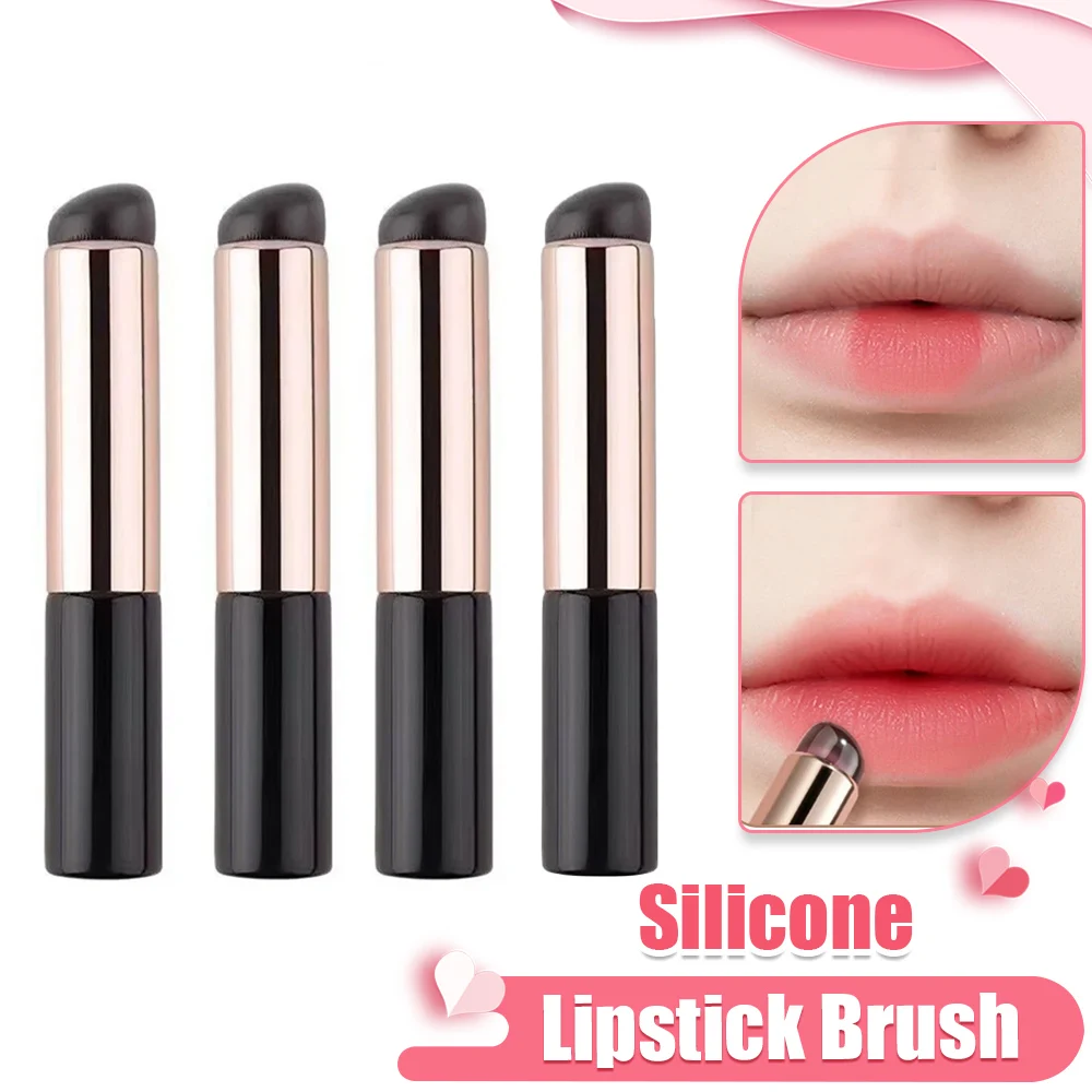 Силиконовая Кисть Для Губ С Крышкой Портативный Инструмент Макияжа Губной