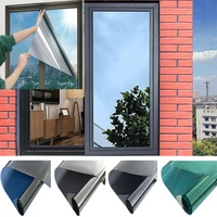 one way mirror window film privacy sunscreen glass paste thermal control reflective film self adhesive home office window paste
