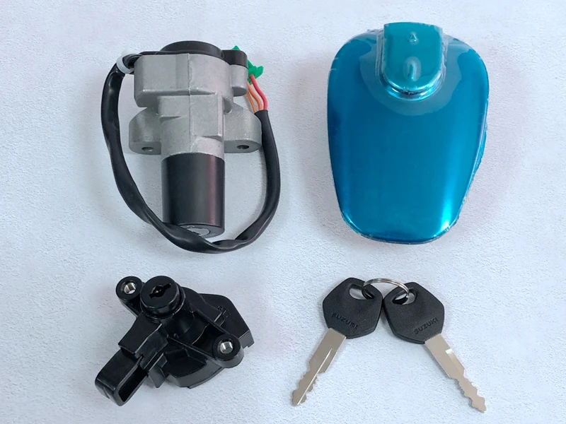 

Suitable for Suzuki Junwei GSX125/QS125-3G/3K/3E motorcycle door lock, fuel tank cover, lock key