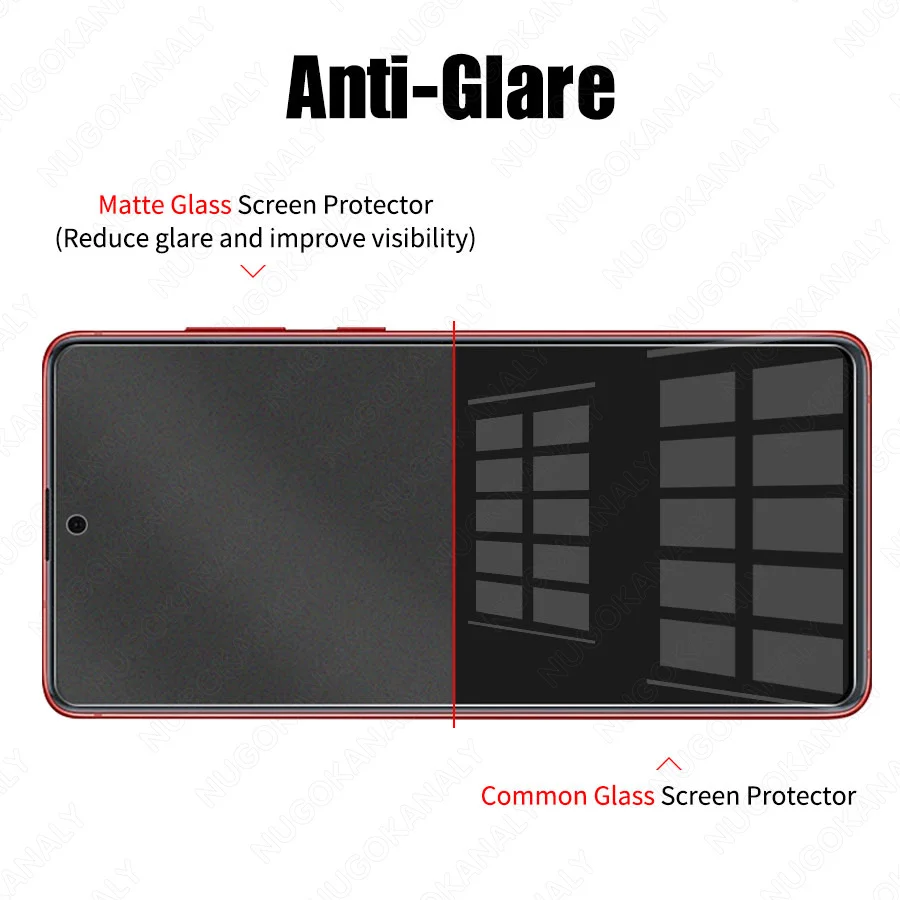 Матовое закаленное стекло 2.5D для Samsung Galaxy S22 Plus S20 FE A51 A71 A72 A52 A52s 5G A32 A12 M12 A31 A21S A50 M21 M31