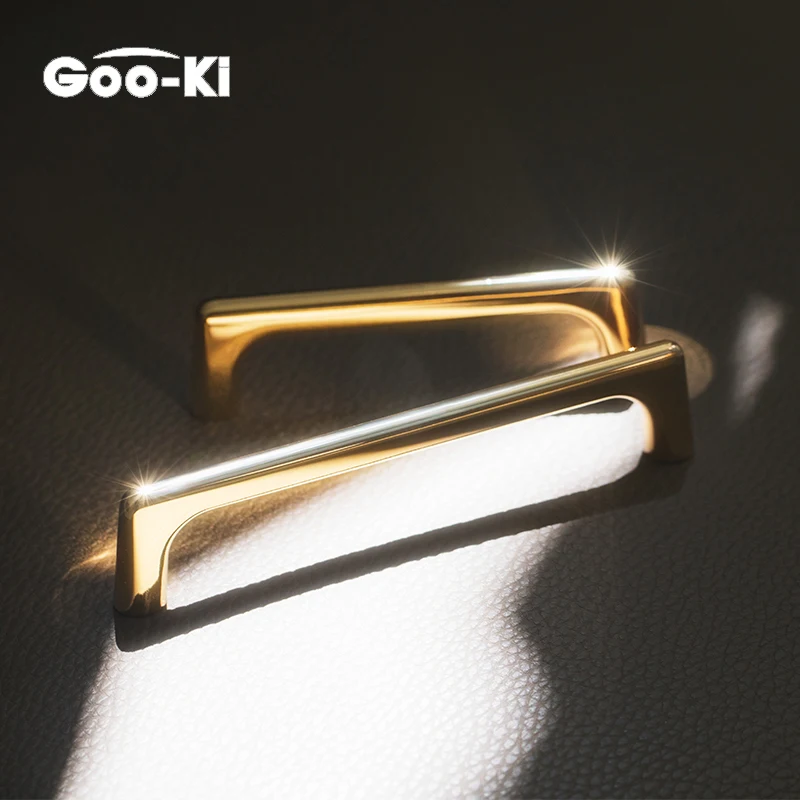 Goo-Ki Glam яркие золотые ручки для шкафа кухонные дверные бытовая техника фурнитуры