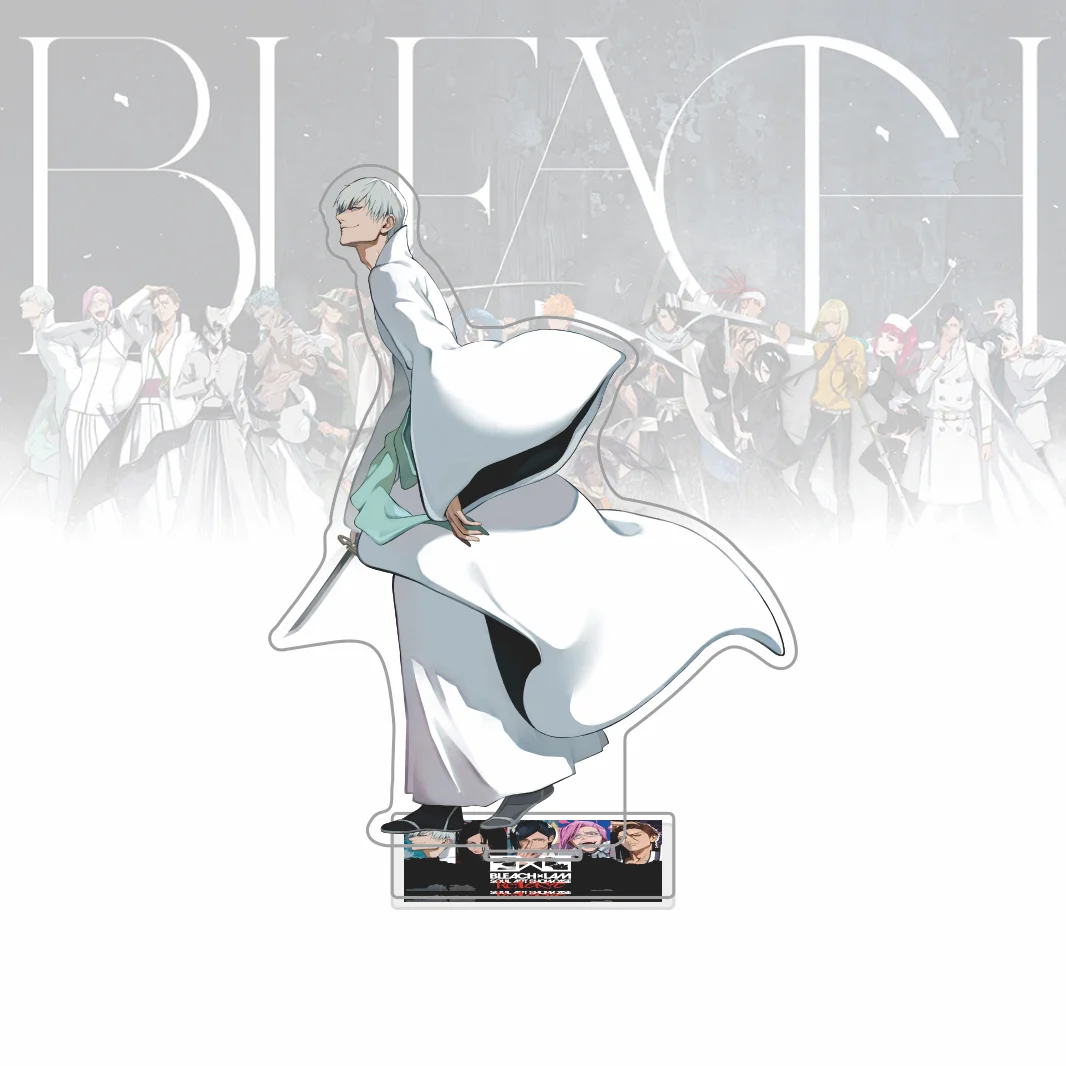 Фото Акриловая фигурка-стенд по аниме Bleach: Куросаки Ичиго, Айзен Гин, Уноха Исиде. Модель-подставка, декор для стола, игрушка, брелок для итабэга. №4
