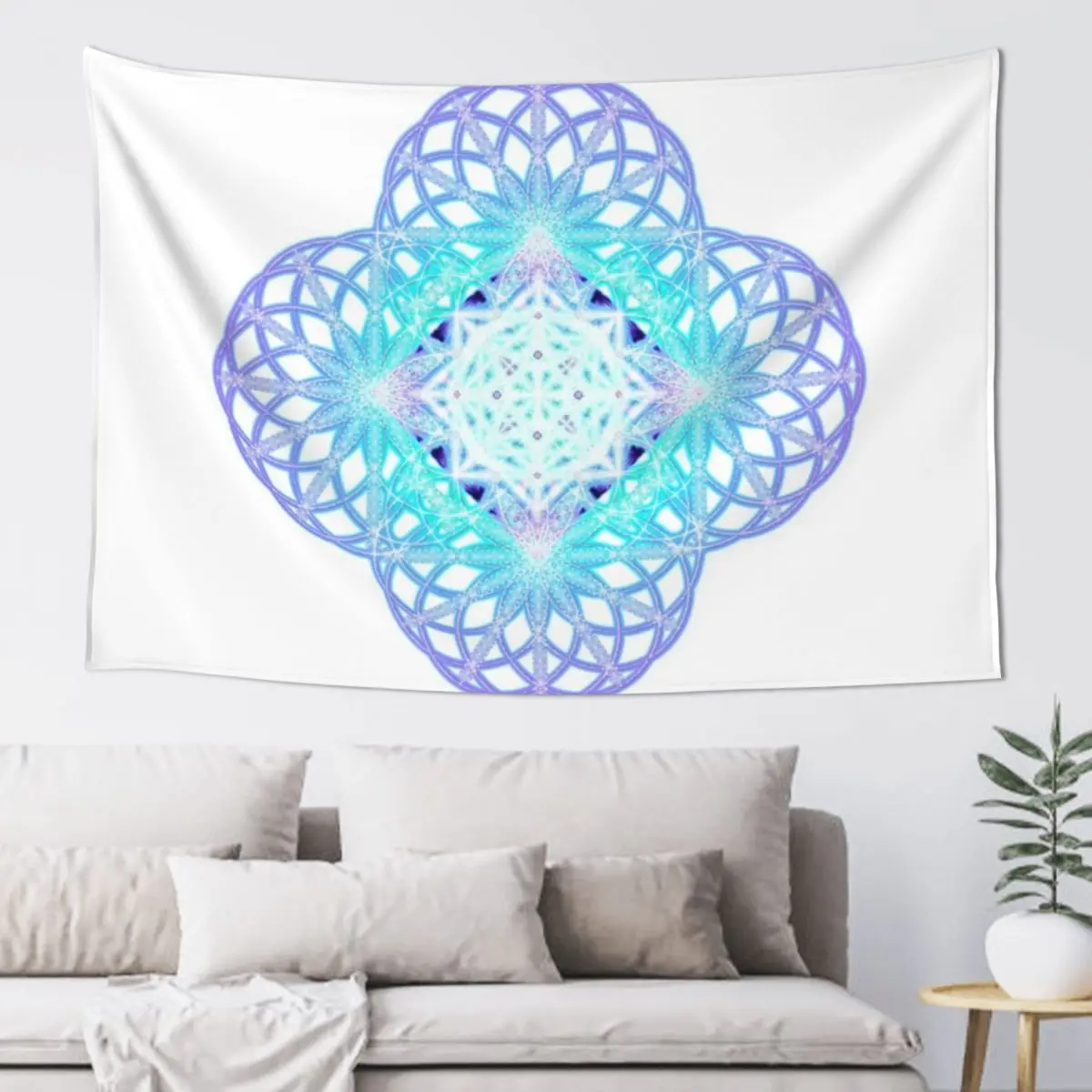 144 гобелен Kathara Lotus Monad эстетическое украшение декор комнаты