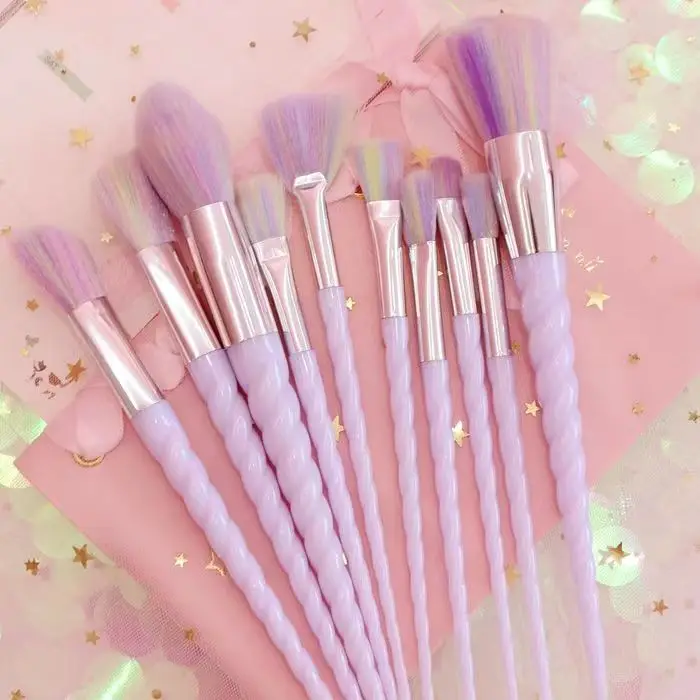 

Набор мягких кистей для макияжа, 10 шт.