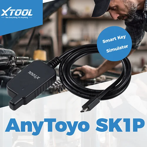 Фото Симулятор смарт-ключей Xtool AnyToyo SK1P для программирования смарт-ключей Toyota 8A/4A и сбора данных, совместим с XTOOL KC100/KC501. №2