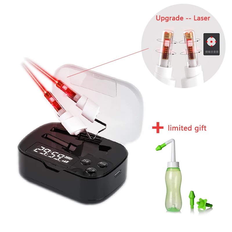 

All-in-1 Rhinitis Physiotherapy "3R" Laser Therapy Portable for Sinusitis Nasal Polyps Allergic Rhinitis Chronic Sinusitis