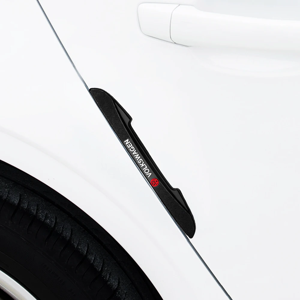 4 шт. резиновые защитные наклейки на края автомобильной двери для Volkswagen VW golf Polo Rline