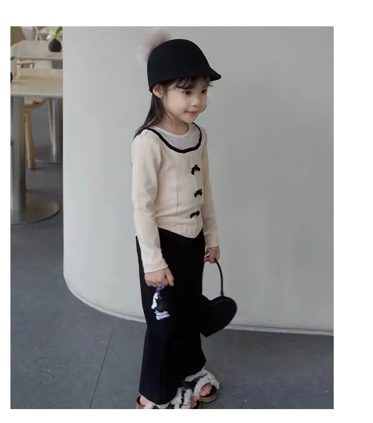 dziewczynkę ubrania garnitur dziewczęcy zestaw na wiosnę i jesień małe dziewczynki z długimi rękawami kobieta skarb moda wiosenny