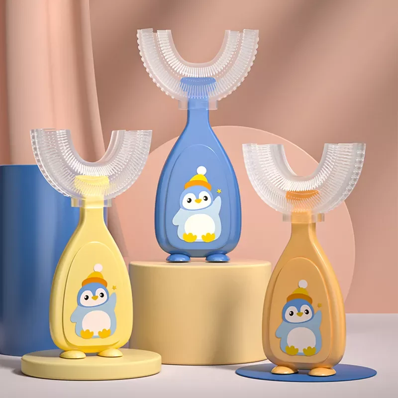 

Зубная щетка U-образной формы для детей 2-12 лет