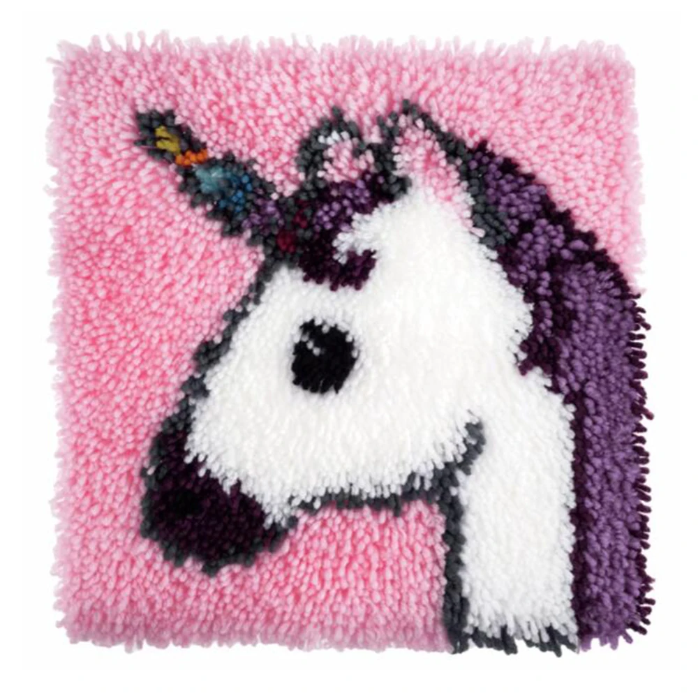 

Набор крючков с защелкой для взрослых, Набор для вышивки ковров с предварительно напечатанным рисунком, креативная сумка «сделай сам»