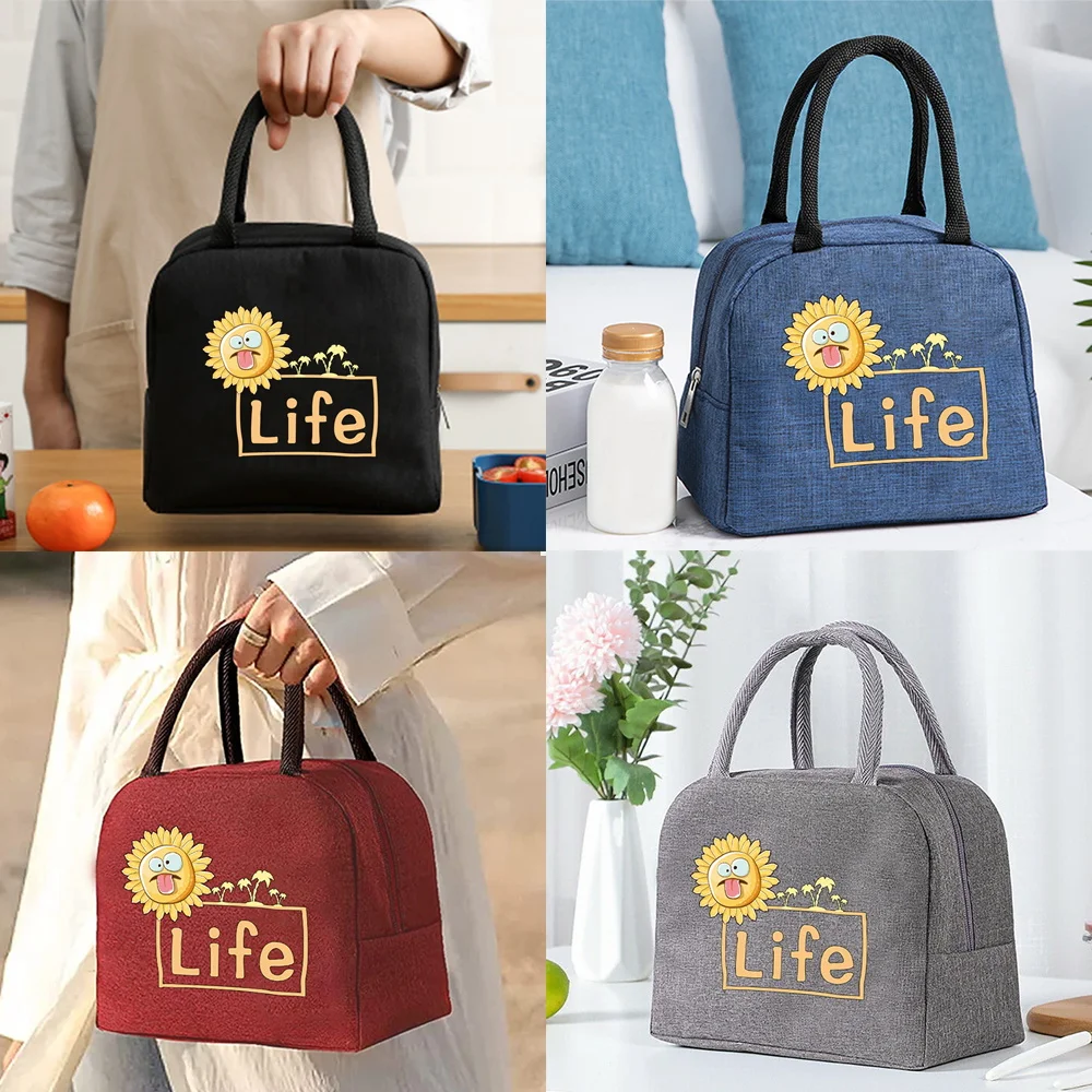 

Insulated Lunch Bag for Women Kids School nurse work meal Portable Handbags Thermal Picnic Bags Cooler Organizern