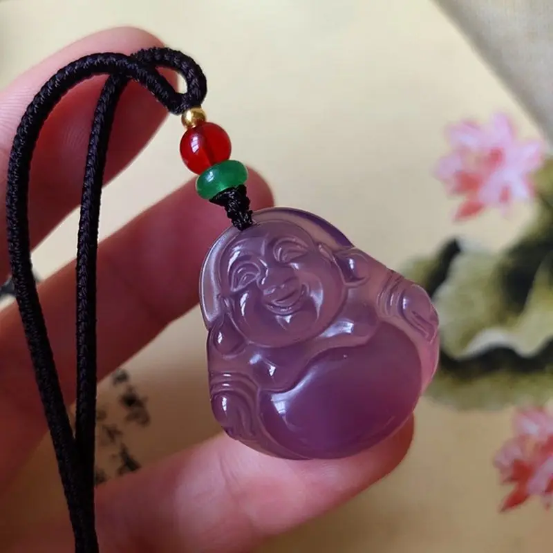 Ожерелье Будды из натурального нефрита для мужчин и женщин ювелирные изделия