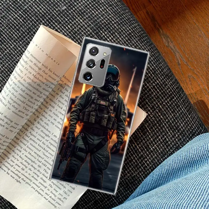 Power Army Soldier чехол для телефона Galaxy A15 A25 A35 A55 M52 M51 M32 M31 M30S M12 M11 A05S Note 20 Ultra 10 Plus 9 8 S10 Lite