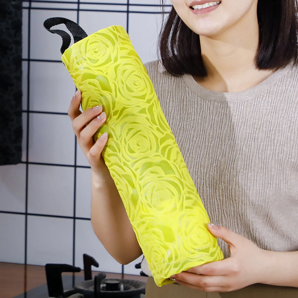 

Large Capacity Storage Bag Wall Hanging Grocery Sundries Bag Holder Wall Mount Storage Dispenser Kitchen Organizer Accessories