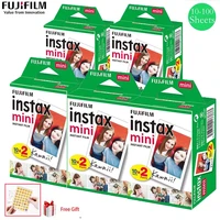 original 10 100 sheets fujifilm instax mini 8 films white edge 3 inch for instant camera 7 9 25 50s 70 90 sp 1 sp 2 photo paper