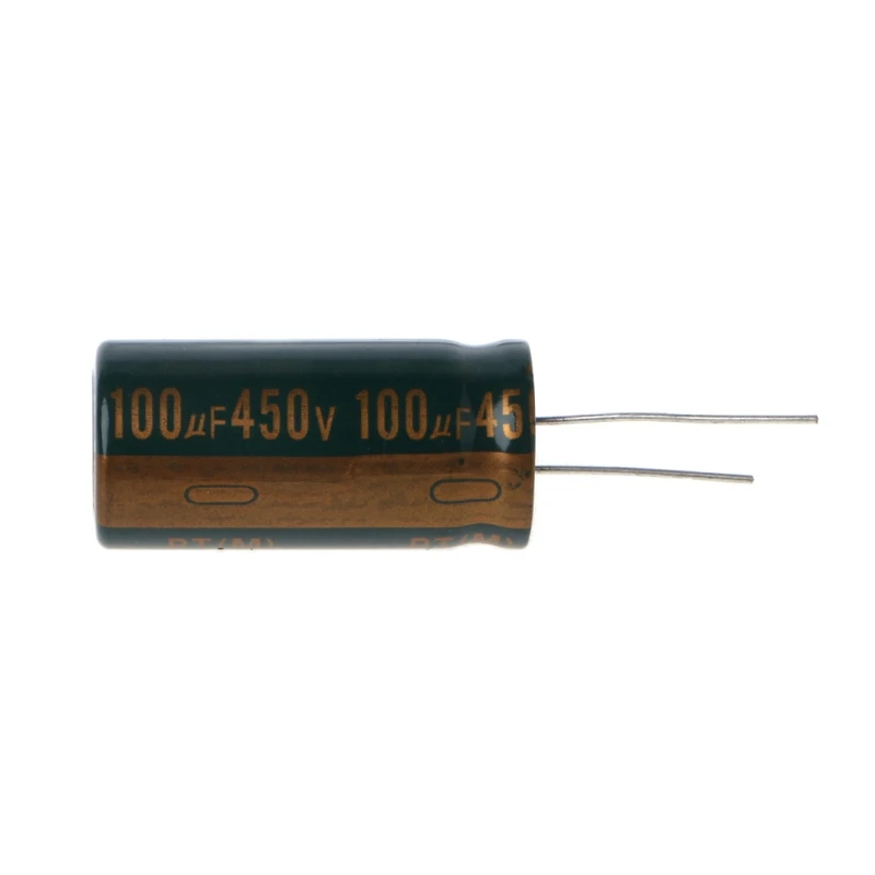 

450V 100uF Capacitance Electrolytic Radial Capacitor High Frequency Low ESR A0NC