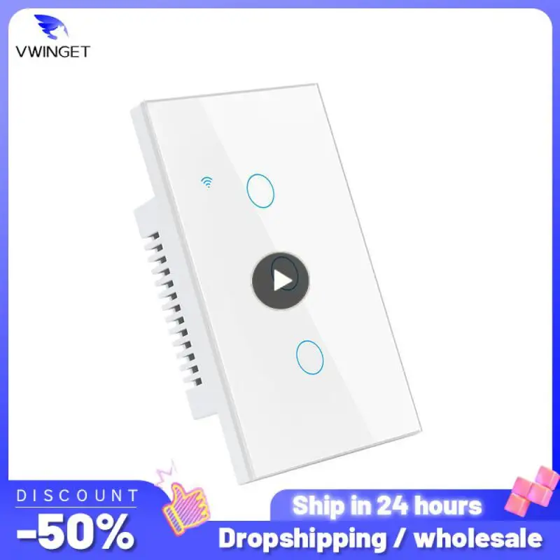 

Light Wall Button Smart Home Easy Setting Up Touch Switch Three Control Methods Neutral Wire Single Fire Switch Home Essentials