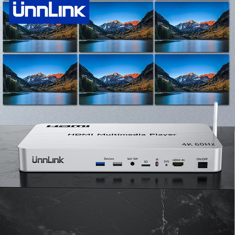 Unnlink 4K HDMI видео сплиттер 1 в 10 выход HD TV анализатор потока поддержка USB жестких