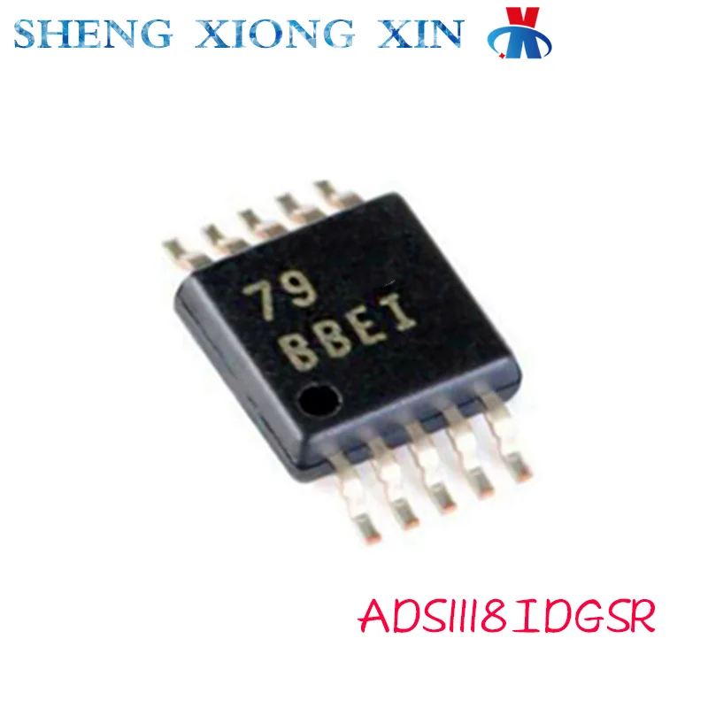 

100% Brand New 5pcs/Lot ADS1118IDGSR MSOP-10 Analog to Digital Converters - ADC ADS1118 ADS1118ID Integrated Circuit