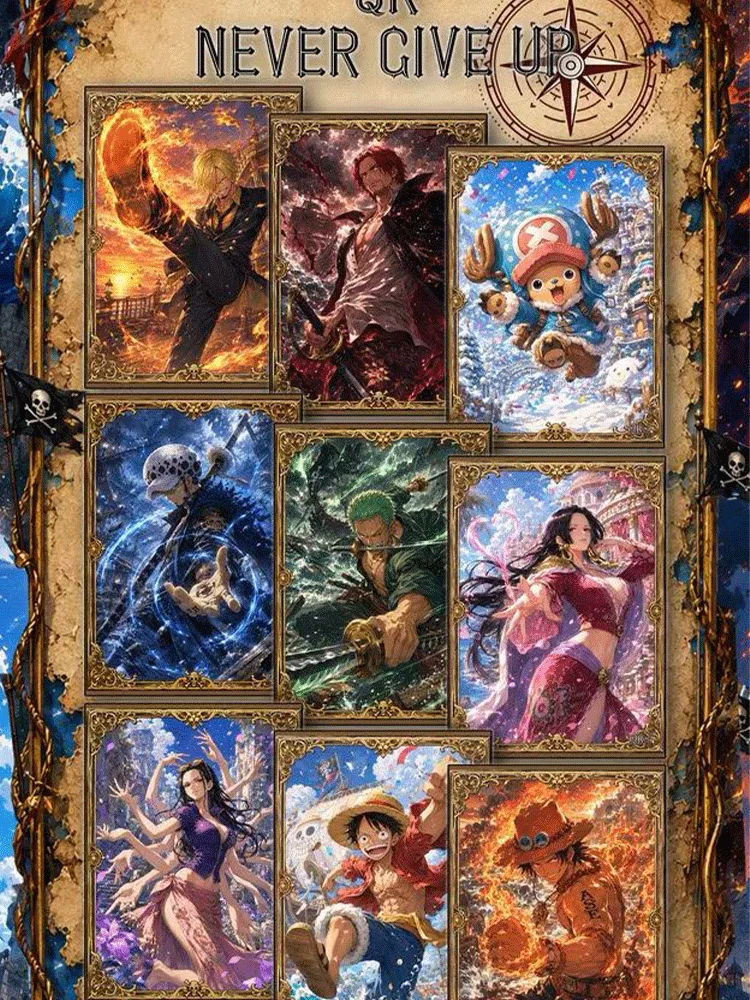 Фото Коллекционные карточки One Piece «Эпоха великих пиратов», средний размер, аниме, отрывные, целая коробка, оптом, загадочные №5