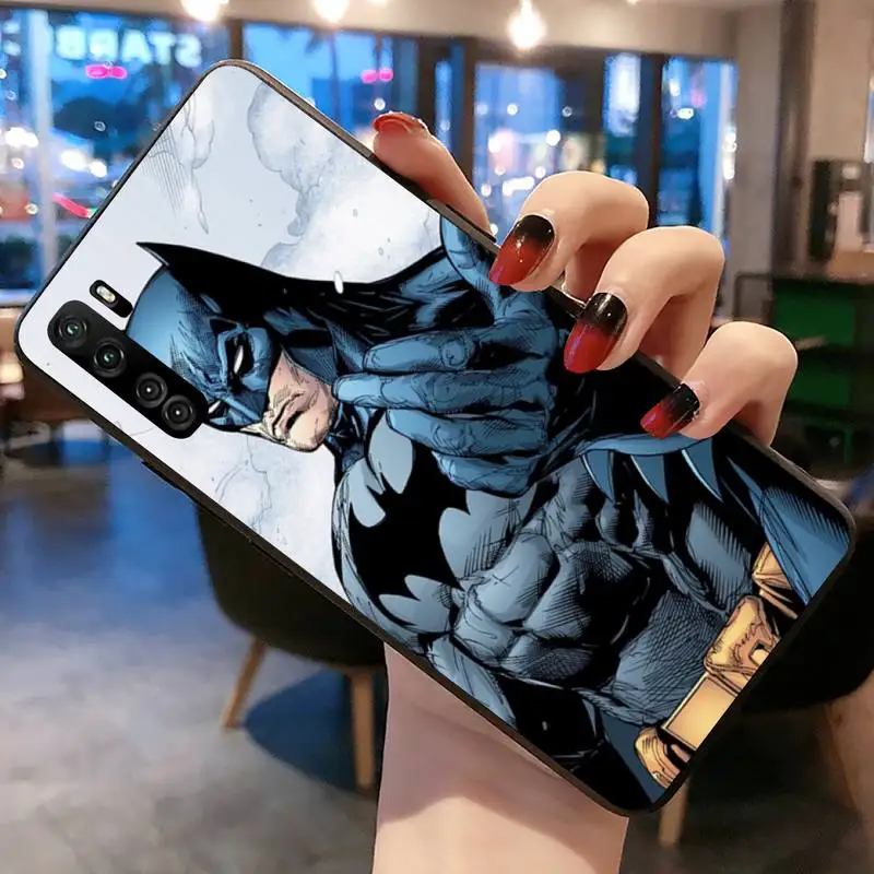 bandai batman super hero phone case for huawei p20 p30 p40 lite e pro mate 40 30 20 pro p smart 2020 free global shipping