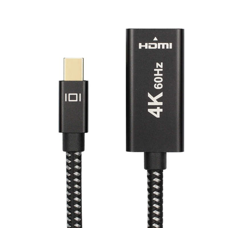Переходник Mini DisplayPort-HDMI-совместимый с DP(Thunderbolt) на HDMI2.0 переходник 4K 60 Гц адаптер