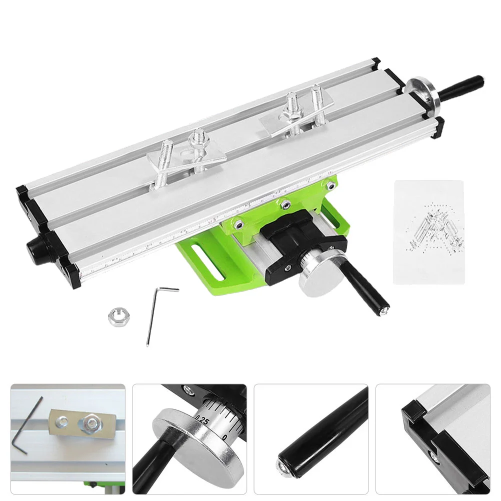 

Micro Bench Drill Drilling Slide Table Worktable Machine Stand Hand Support Mini Bits Milling Rack Bracket Cross