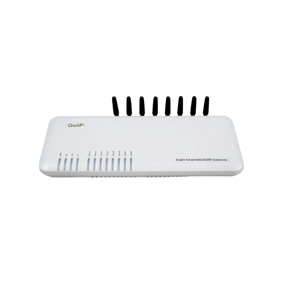 

Hot selling 8 Port 8 SIM GOIP 2G/3G/4G Gateway for VoIP Termination Business simbox gsm voip gateway