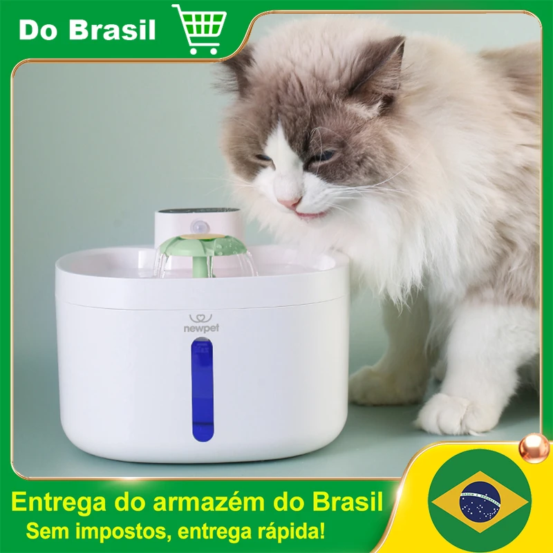 

Smart Sensing Sensor Cat Water Fountain Automatic 2.6L Cat Water Dispenser Pet Feeder Dog Pet Water Fountain Pump with Filter