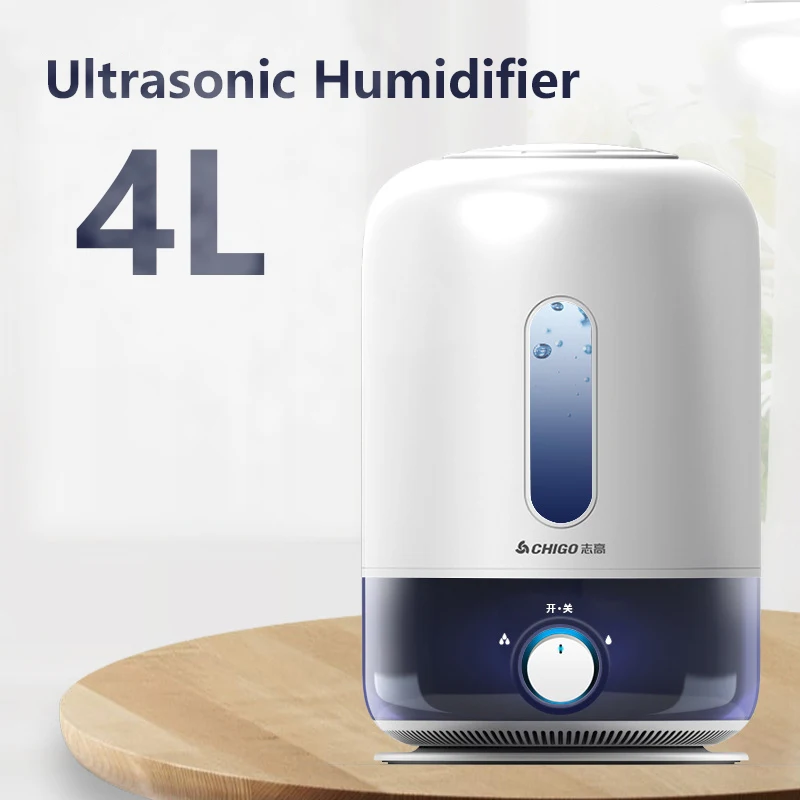 

4L Ultrasone Luchtbevochtiger Voor Thuis Luchpurifier Essentiële Olie Geurverspreiter Kamer Grote Mist Volume Mist Mist Maker