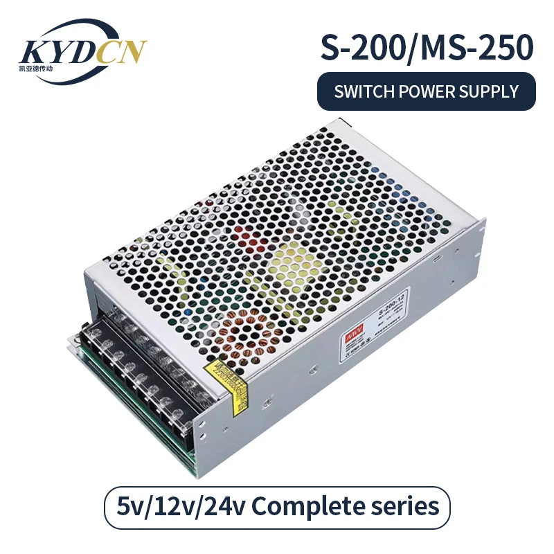 100-240 в переменный ток постоянный 12-24 В 200 Вт 250 220 об/мин 24 импульсный источник