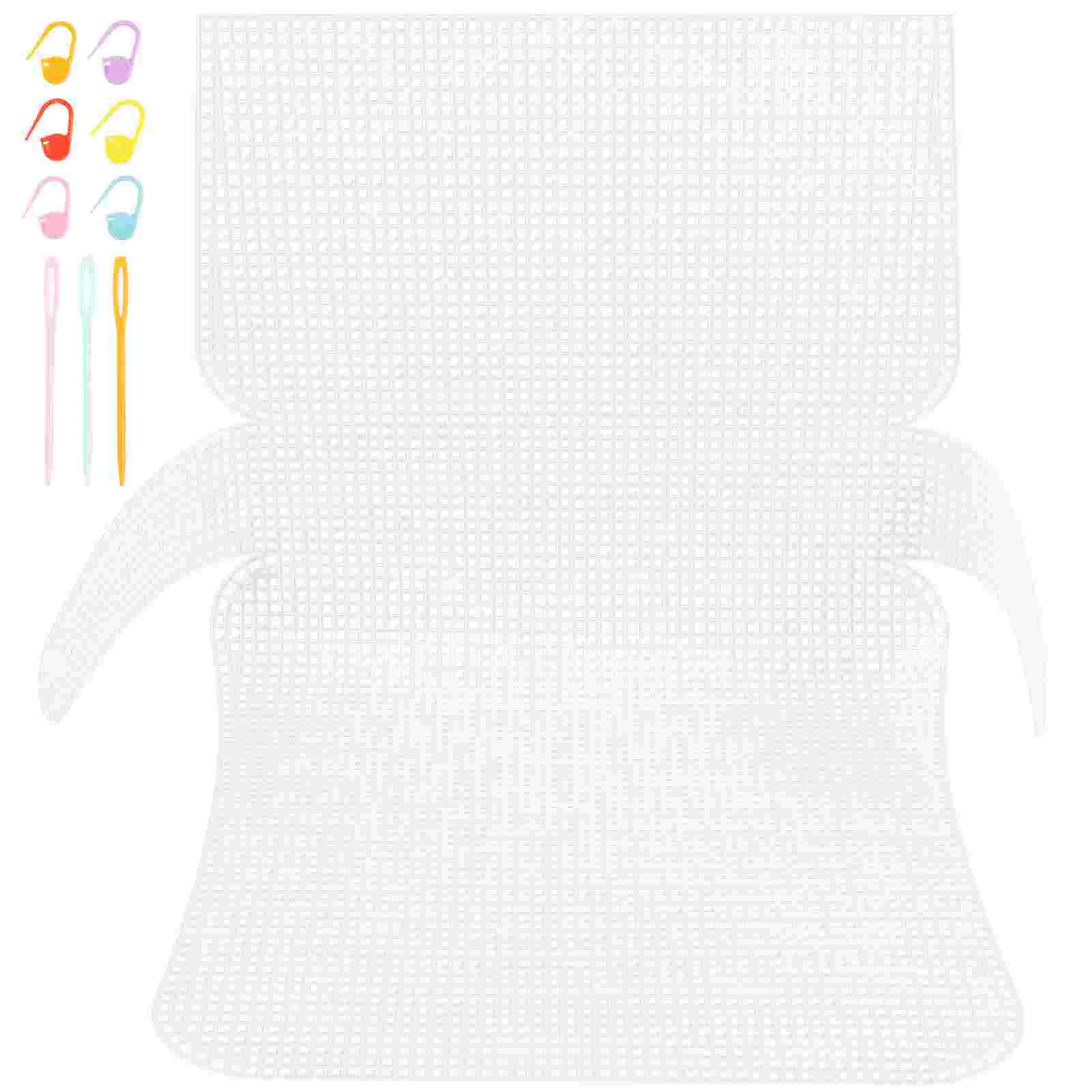 

Embroidered Mesh Canvas Cross Stitch Kits Plastic Sheets Supplies Bag Sewing DIY Crafts Material Stitching Making Pad