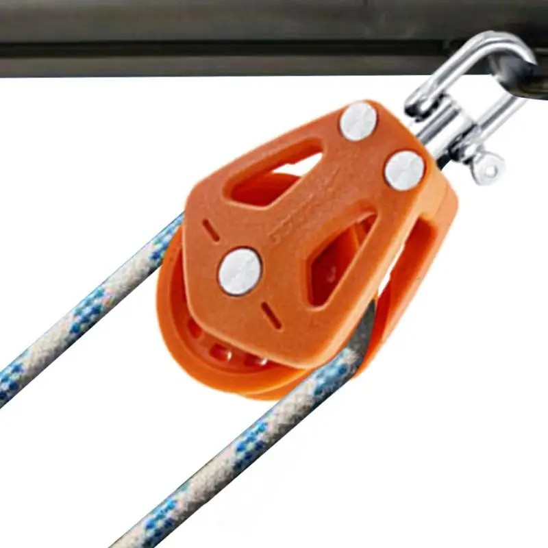 

Нержавеющая сталь 316 шкив прочный вращающийся подшипник шкив корабль парусного спорта Аксессуары для менее 10 мм веревки