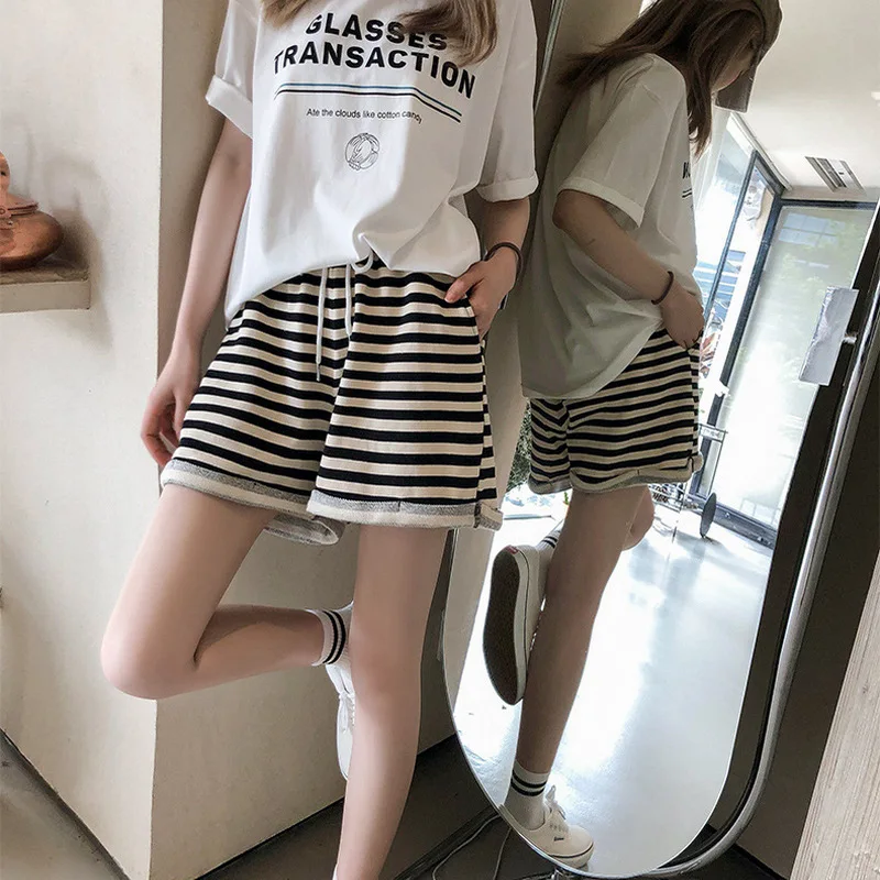 

Maxi Size Short Loose Korean Style Casual Sport Shorts Women High Waist Pants Vetements Femme Pantalones Cortos Women Clothing