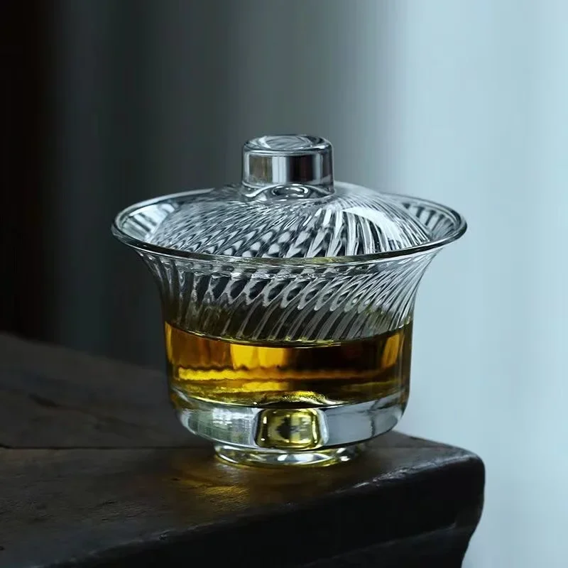 

Стеклянная гайвань с рисунком ивы OIMG