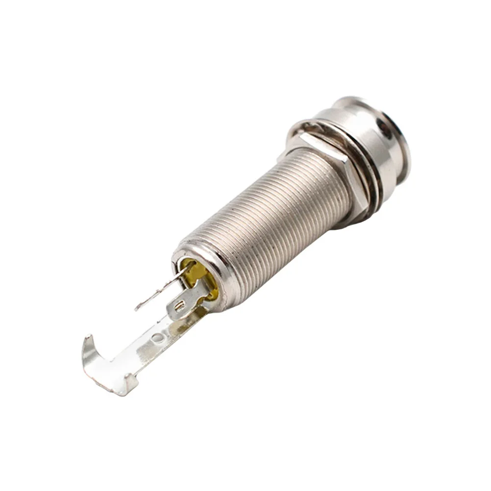 

Guitar Electronic Socket Pickup Bass Pickups Strap Locks Electric Brass Fittings Endpin Jack Metal Plug Stereo Output