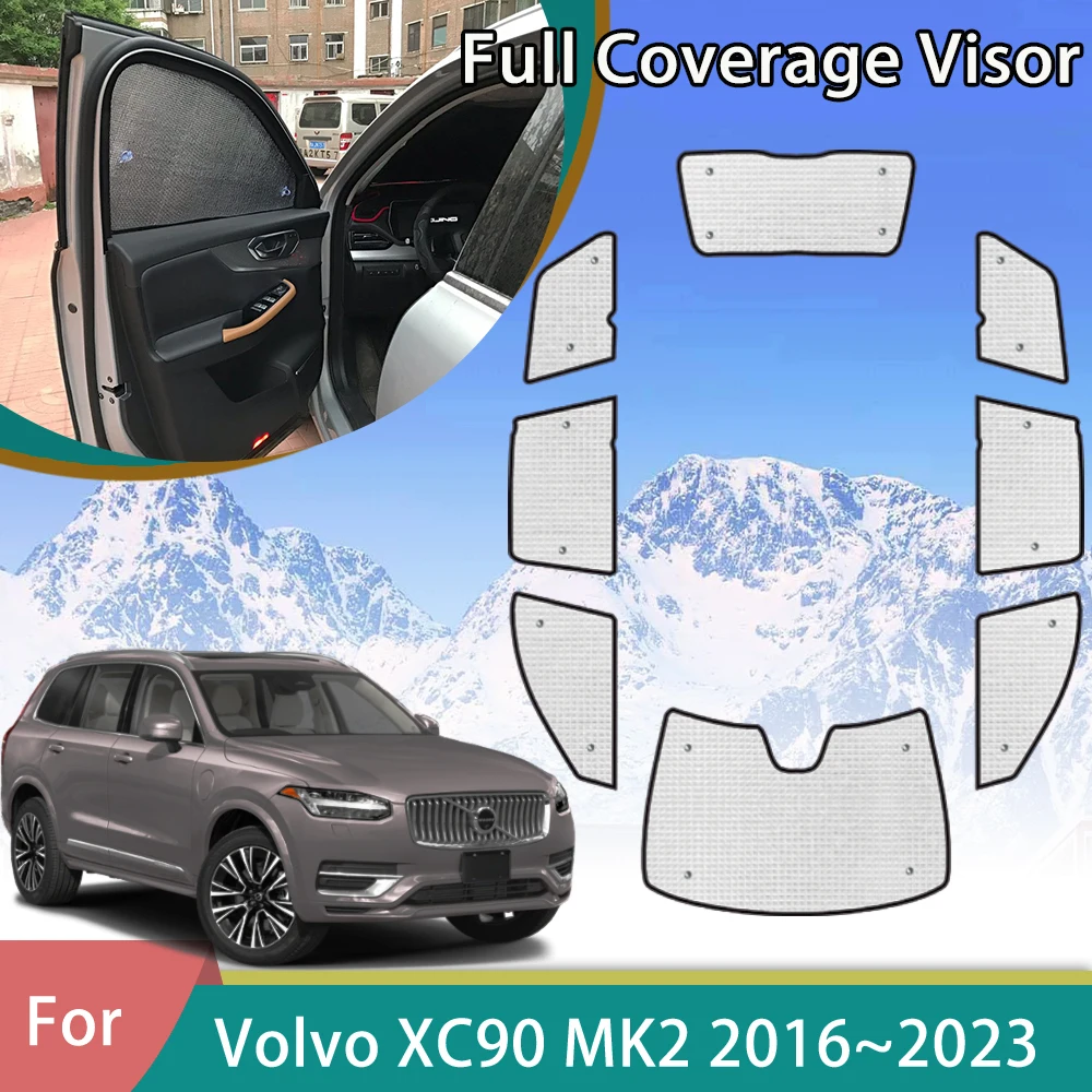 Автомобильный зонт солнцезащитный козырек для Volvo XC90 2016 2017 2018 2019 2020 2021 2022 2023