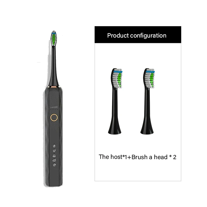 BE6118 Electric Toothbrush Adult Timer Brush 5 Modes USB Charger Rechargeable Tooth Brushes Replacement Heads Set enlarge