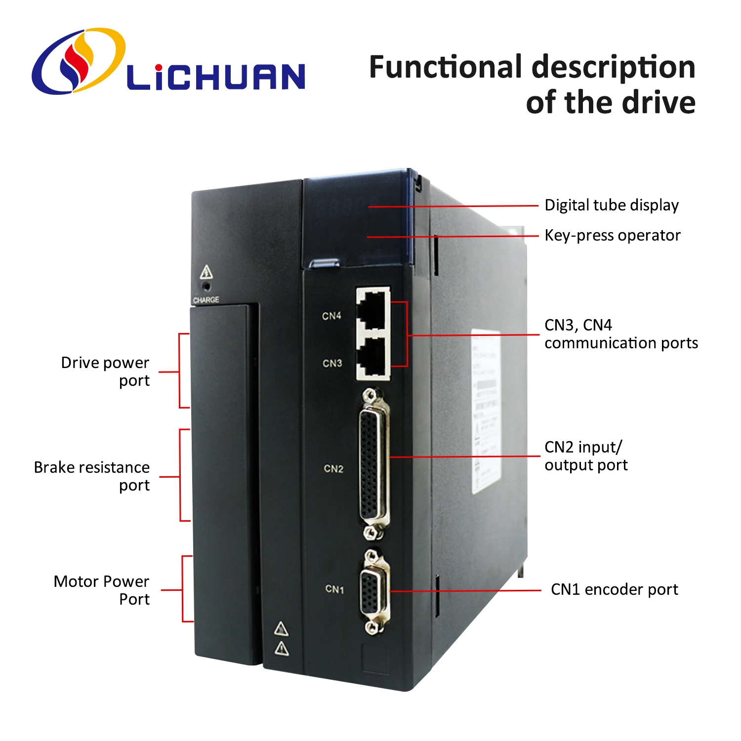 Lichuan 380 В 1 5 кВт 1500 Вт 7 16 Нм 2000 об/мин 130M07020B + LCDA630P Сервомоторы переменного тока