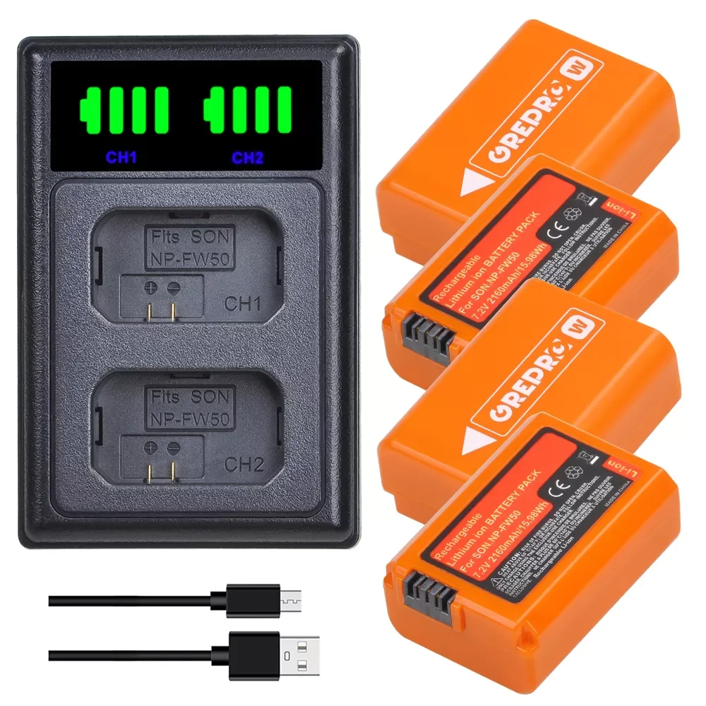 

NP FW50 NPFW50 bateria + ładowarka z typu c dla NP-FW50 A6000 A6400 A6300 A5100 A3000 A5000 A6500 NEX-3N ZV-E10L