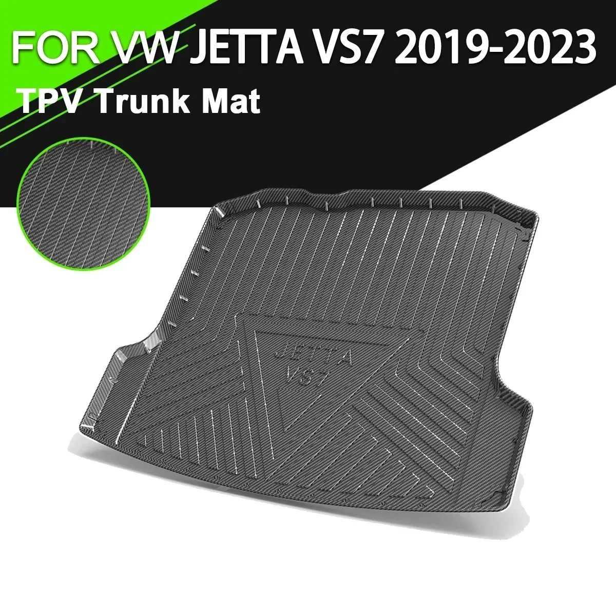 Коврик для багажника автомобиля водонепроницаемый Нескользящий Резиновый