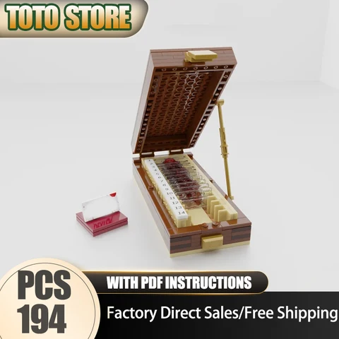 MOC строительные блоки коробка для трофеев