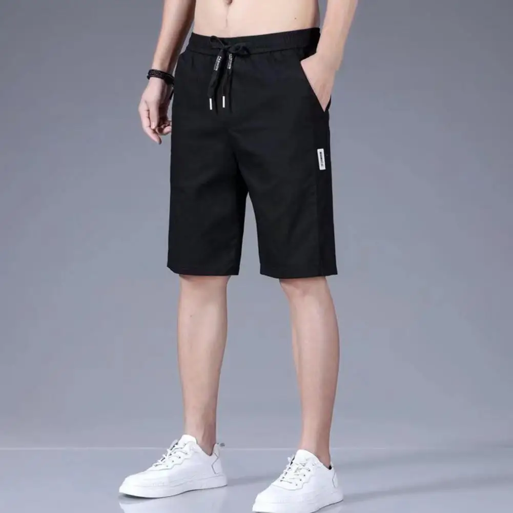 

Beach Shorts Trendy Lace-up Straight Short Pants Summer Short Trousers