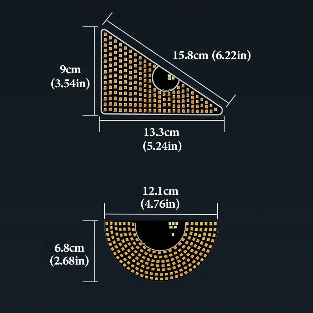 2 шт. автомобильный светодиодный красный декоративный светильник Глаз дьявола