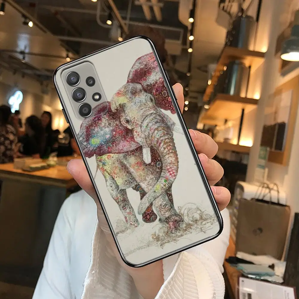 Чехол для телефона с изображением слона Samsung Galaxy A70 A50 A51 A71 A52 A40 A30 A31 A90 A20E 5G a20s |